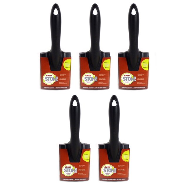 GrillStone Cleaning Block with EZGrip Handle 5Pack, Environmentally