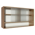 thumbnail image 3 of Alacena Madesa Glamy 2 Puertas Corredizas de Vidrio y 1 Nicho Marrón, 3 of 6