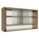 thumbnail image 3 of Alacena Madesa Glamy 2 Puertas Corredizas de Vidrio y 1 Nicho Marrón, 3 of 6