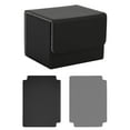 thumbnail image 4 of Caja de baraja de cartas TCG Premium, estuche para tarjetas, contenedor, Protector de tarjetas de juego gris interior Cola Estuche para baraja de cartas coleccionables, 4 of 8