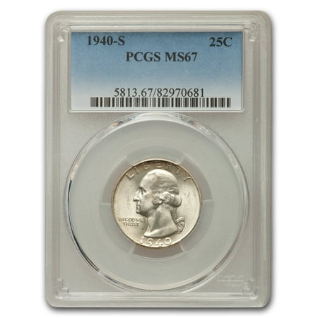 1940-S Washington Quarter MS-67 PCGS