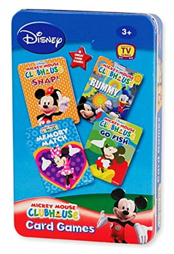 Disney Mickey Mouse Clubhouse Card Games SNAP & GO FISH New 