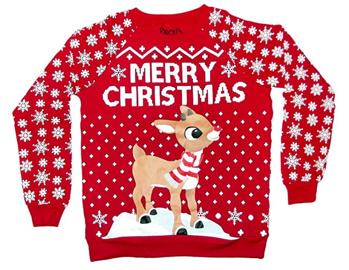 rudolph the red nosed reindeer sweater