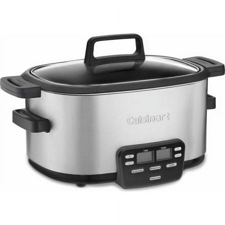 Cuisinart - Cook Central 6-Quart 3-in-1 Multicooker - Stainless Steel