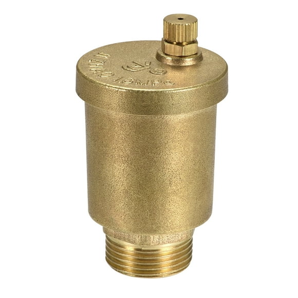 Uxcell G3/4 Male Thread 39mm Outer Diameter Exhaust Bleeder Valves Brass