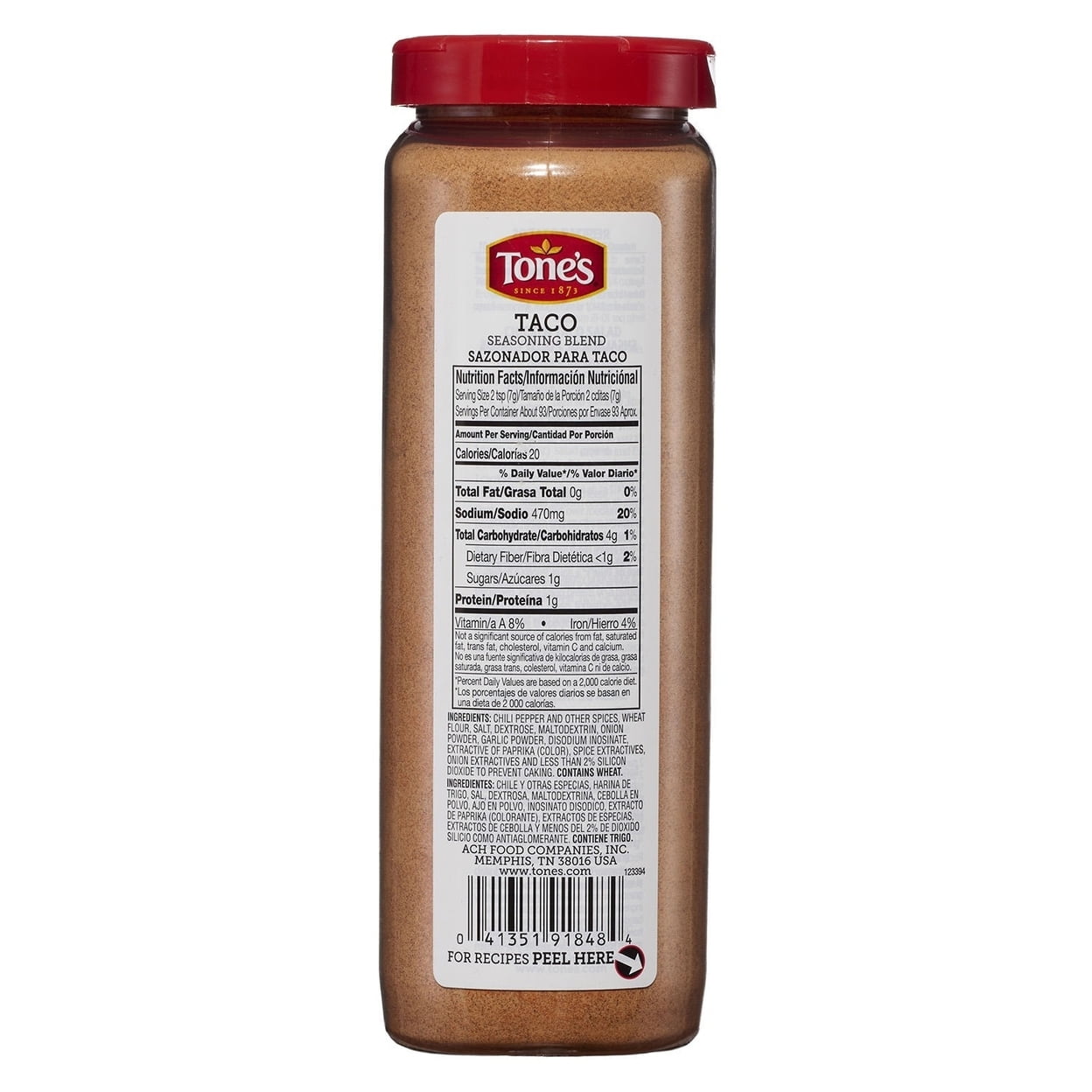 Tones Taco Seasoning (23 Ounce)