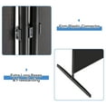 thumbnail image 6 of UBesGoo Folding Privacy Screen, Tall Extra Wide Partition Foldable Panel Wall Divider, Room Divider, Black, 6 of 11