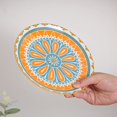 thumbnail image 4 of Plate Set 8 Inch - Salad Plates | Dessert Appetizer Plates Colorful - Porcelain Lunch Plates - Set of 6 - Dishwasher and Microwave Safe, 4 of 8