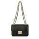thumbnail image 2 of Bolsa Retro Mujeres Líneas Bordado PU Cuero Messenger Bag Cadena Bolso (Negro) JShteea Para Estrenar, 2 of 9