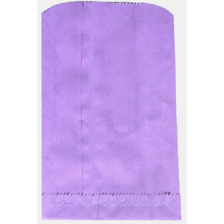 5 X 7 Purple Flat Paper Merchandise Bags 100pack