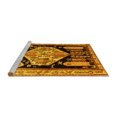 thumbnail image 2 of Ahgly Company Machine Washable Indoor Round Persian Yellow Traditional Area Rugs, 6' Round, 2 of 4