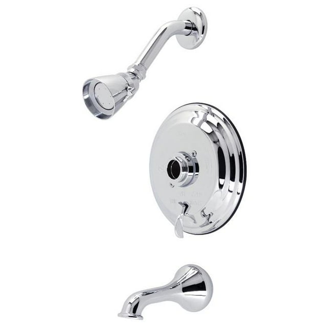 Kingston Brass KB36310TLH Tub & Shower Trim Only Without Handle, Polished Chrome