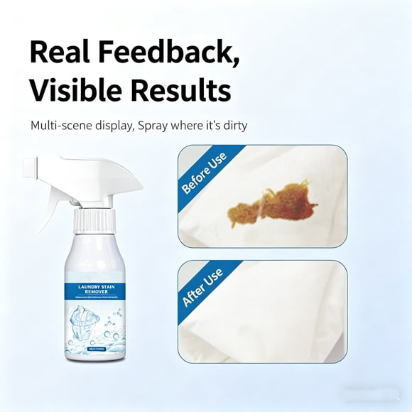 120 ml de Spray Quitamanchas para Telas en Ropa y Tapicería, Multifuncional, Seguro para Telas Delicadas, Fácil Aplicación en Spray, Tamaño Amigable para Viajes