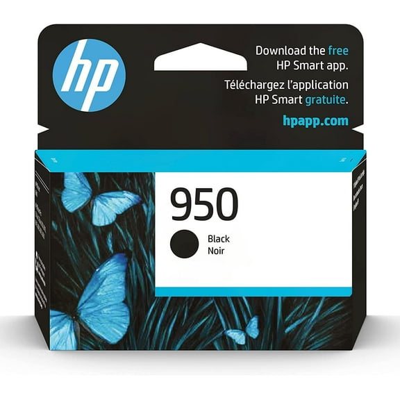Original 950 Black Ink Cartridge | Works with OfficeJet 8600, OfficeJet Pro 251dw, 276dw, 8100, 8610, 8620,