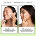 thumbnail image 4 of Toning Polish Pads - Korean Skincare for Dark Spots, Wrinkles & Dull Skin - Hydrating Facial Treatment with Snail Mucin, Niacinamide, 4 of 5