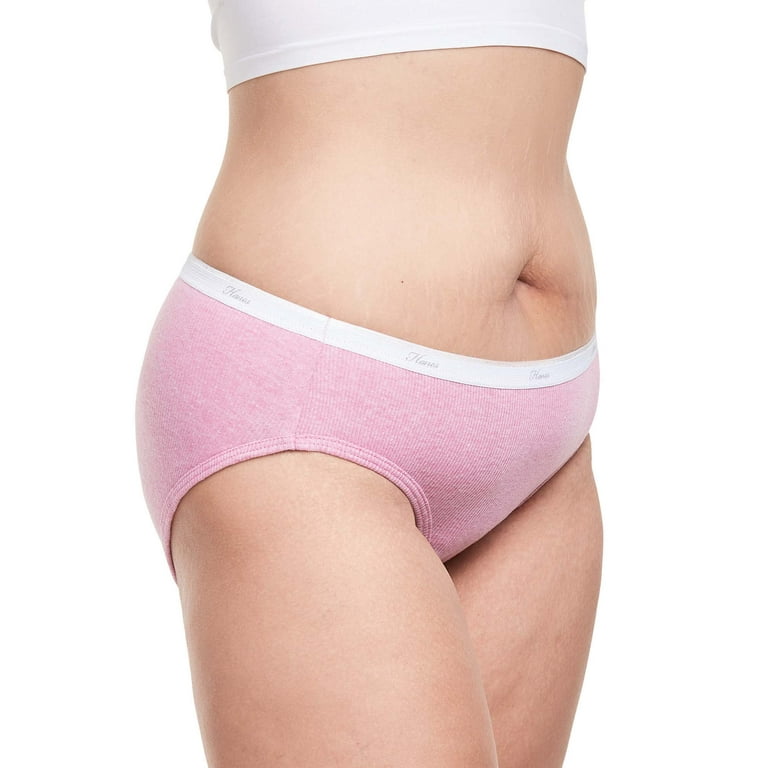 Hanes Womens Originals Seamless Rib Panties Pack, Stretchy Ribbed Underwear,  6-Pack : : Clothing, Shoes & Accessories