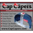 thumbnail image 4 of Cap Capers Baseball Cap Display; Wall Mounted Hat Rack; Baseball Cap Storage & Organization; Great for Cap Collectors (6) The Ultimate Display for Baseball Caps, 4 of 4