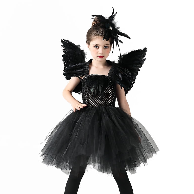 black swan tutu dress Tutu Dress Black Swan Dress Girl Dress Swan Tutu Father Headband Black Tutu Dress Dress Birthday Dress Toddler Dress Size 0m-10y