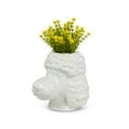 thumbnail image 1 of Set of 12 Poodle Dog Head Vase, 1 of 1