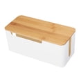 thumbnail image 4 of Caja de gestión de cables, caja de gestión de cables, elegante caja de almacenamiento de cables de alimentación, caja de almacenamiento de cables, artesanía excepcional, 4 of 12