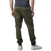 Mens Slim Fit Stretch Cargo Jogger Pants