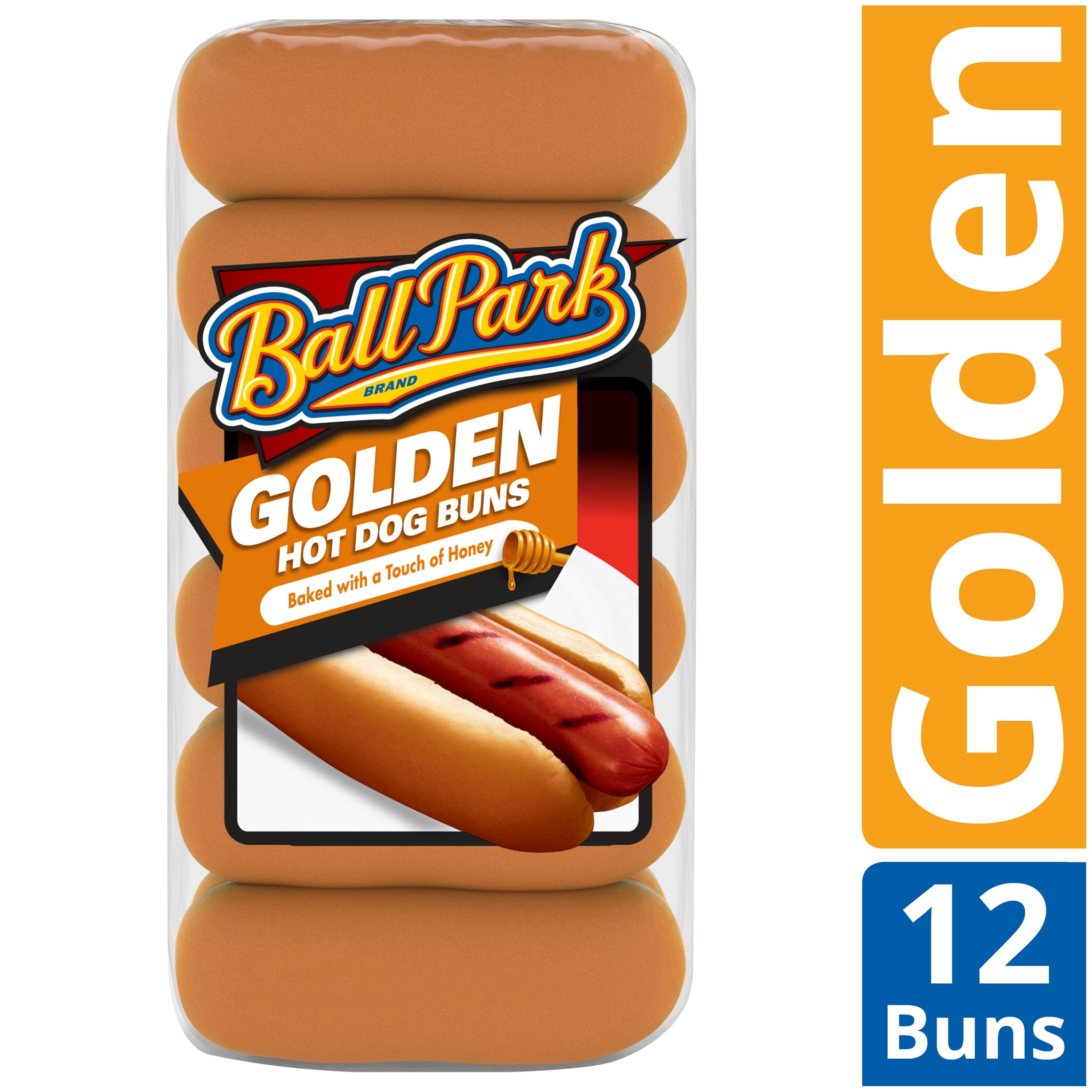 Ball Park Golden Hot Dog Buns, 12 count, 20 oz