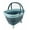 Lake Blue/Leaf Blue, variant on SAMMART 17L (4.5 Gallon) Collapsible Basket with Handle-Portable Outdoor Picnic Basket/Crate with 360Ëš Rotating Wheels-Foldable Shopping Bag-Space Saving Storage Container