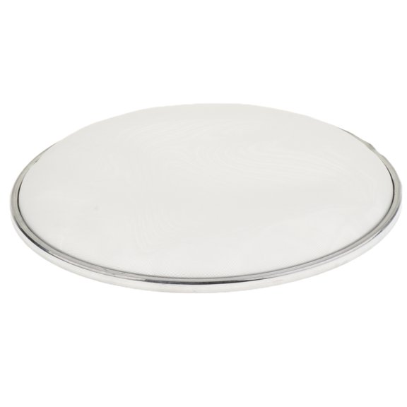 Piel de Tambor de Doble Capa Blanca para Batería para Batería de Bajo Kit de Percusión - Blanco, 8 pulgadas