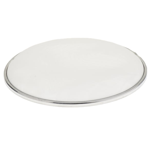 Piel de Tambor de Doble Capa Blanca para Batería para Batería de Bajo Kit de Percusión - Blanco, 8 pulgadas