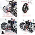 thumbnail image 4 of Juego de engranajes de coche RC engranaje de piñones 32P 50T 18T acero resistente al desgaste para 1/10 ANGGREK Otros, 4 of 8