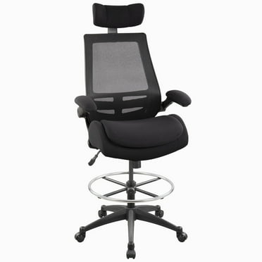 400lbs Ergonomic Mesh Office Chair, High Back Desk Chair - Adjustable Headrest with Flip-Up Arms,Lumbar Support and Computer Task Chair