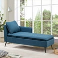 thumbnail image 2 of Chaise Lounge Indoor, 57" Long Upholstered Chaise Lounge Chair for Living Room Bedroom Office Chaise Lounge Sofa Recliner Sleeper Chair, 2 of 6