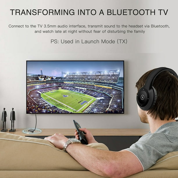Transmetteur Bluetooth 5.0 Adaptateur audio pour TV, PC, Casque, Jack  3.5mm, AUX, USB, Adaptateur de