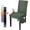 Army Green, variant on 6 Packs Latest Pattern Dining Chair Slipcover Parsons Chair Furniture Protector Stretch Chair Covers for Dining Room, Restaurant, Kitchen, Party (Pea Green)
