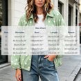 thumbnail image 4 of Tqcoqu Women's Polka Dot Zip Up Jacket, Lapel Collar Bubble Sleeve Loose Lightweight Windbreaker Casual Outerwear,Women's,Size M-XXXL, 4 of 9