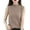 Khaki, variant on AOMPMSDX Half Turtleneck Vest Women's Sleeveless Bottoming Shirt Comfy Trendy Sweaters Outerwear Coats Comfy Trendy Winter Tops Outerwear Coats L Grey