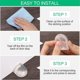 thumbnail image 4 of 6pcs Door Stops Floor Self-Adhesive Door Buffer Floor, 4 of 5