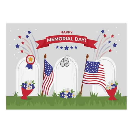 

Christmas Deal 6 Memorial Day Background To All Those Who Serve As Patriotic Day Banner Photo Background Veterans Day Commemoration Honor Soldiers 210*150cm