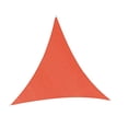 thumbnail image 4 of Toldo de vela de viento resistente al desgarro de 3 x 3 x 3 m, cubierta triangular para patio Rojo, 4 of 9