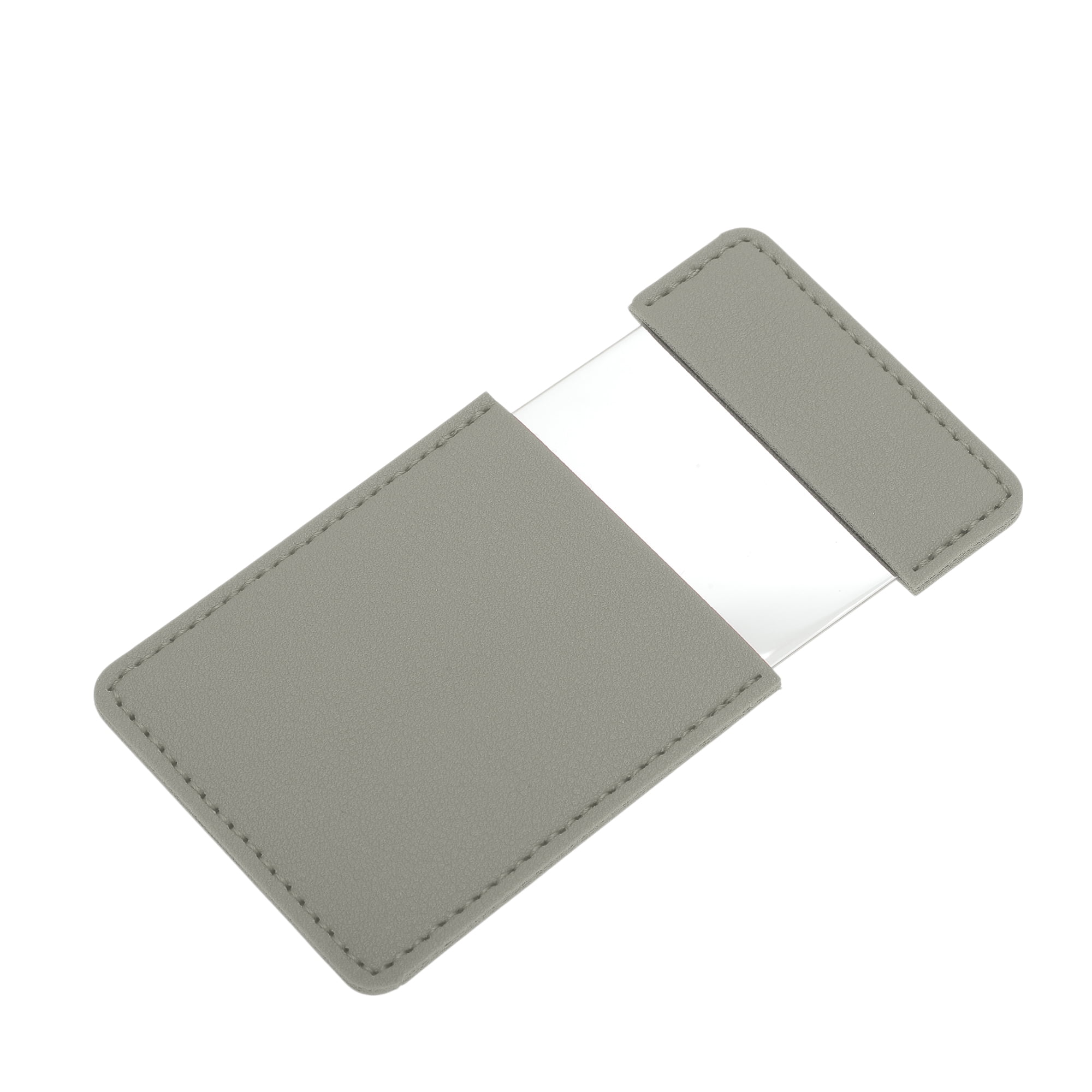Unique Bargains 1 Pc Rectangular Makeup Mirror Light Gray