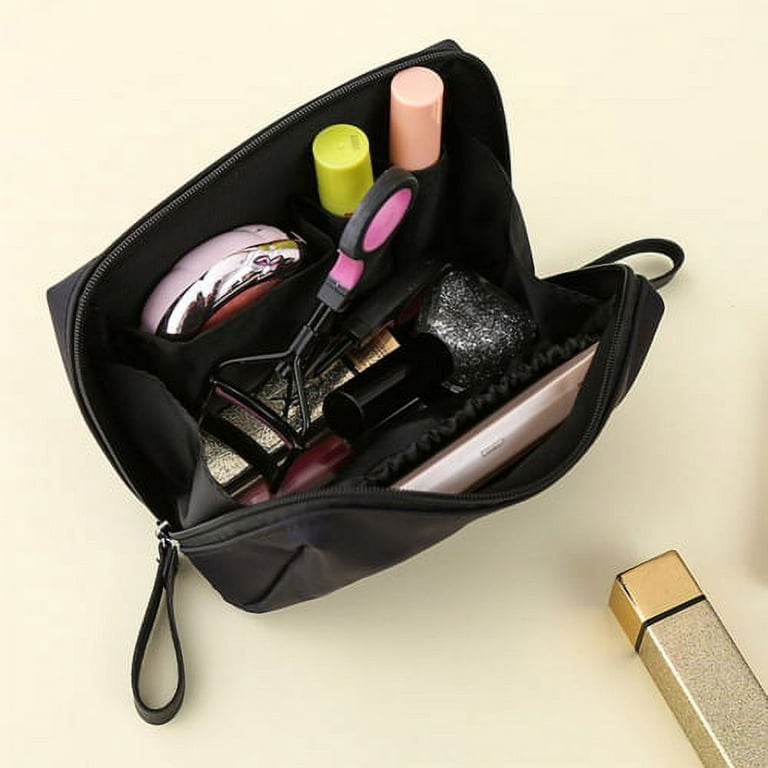 Zhaomeidaxi Small Makeup Bag for Purse Travel Makeup Pouch Mini Cosmetic Bag for Women Girls, Women's, Blue