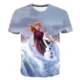 thumbnail image 1 of Camisetas de manga corta para niños, camisetas bonitas de Froze girls, camisetas de dibujos animados a la moda, camisetas casuales de verano, ropa de Elsa para niños de 4 a 14 años, 10T Gao Jinjia LED, 1 of 2