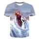 thumbnail image 1 of Nueva ropa de Elsa Frozen para niños, camisetas de Disney, camisetas de dibujos animados para niños, camisetas de moda Kawaii de Anime, trajes para niños y niñas, camiseta 10T Gao Jinjia LED, 1 of 2