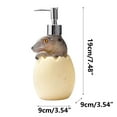 thumbnail image 2 of Ranliy Dinosaur Soap Dispenser, Cute Dinosaur Bathroom Accessories, Animal Shower Lotion Liquid Refillable Shampoo Bottle with Pump for Kitchen Bath Countertop Decor, 2 of 3