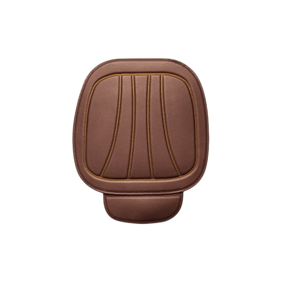 WLOELOEW Coffee Car Seat Cushion All Season Leather Full Surround Cushion