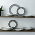 thumbnail image 5 of Noritake Infinity Graphite 12-Piece Dinnerware Set, Service for 4, 5 of 7