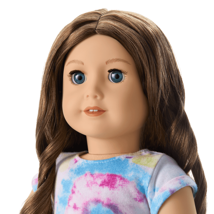 American Girl Truly Me 126 18 inch Doll Wavy Brown Hair Blue Eyes
