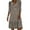 Brown, variant on TJAZFJPA Date Night Dress Women Christmas Sweatershirts Long Sleeve Crewneck Oversized Printed Lightweight Midi Pullover Dress Smocked Dresses for Women Pearl Maternity Dress
