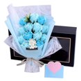 thumbnail image 1 of 1 Bouquet Artificial Soap Rose Flower Wedding Decor Valentine Day Festival Gift, 1 of 4
