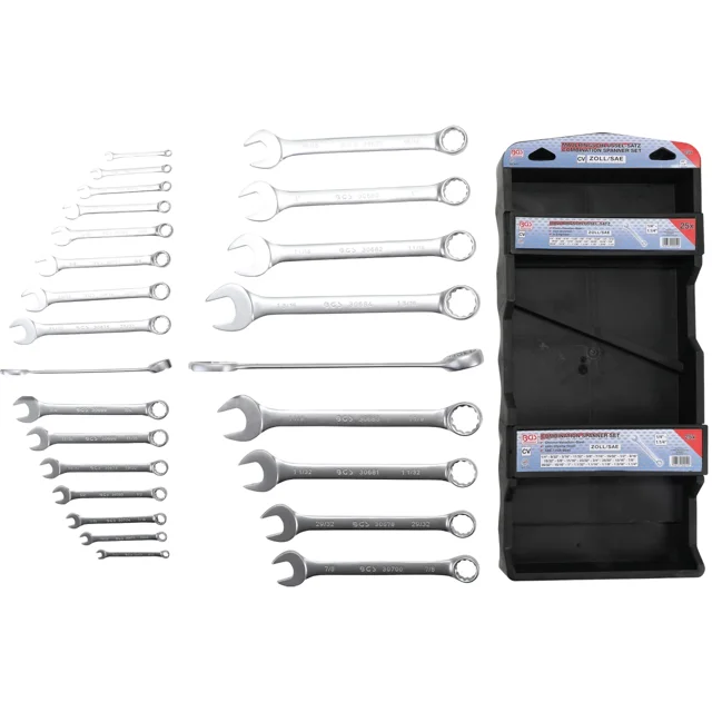 JUEGO LLAVES COMBINADAS BGS 30101 1/4 - 1.1/4 25 PZ